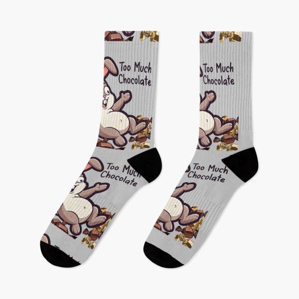 Item preview, Too Much Chocolate Funny Bunny designed and sold by PixelVibe782.