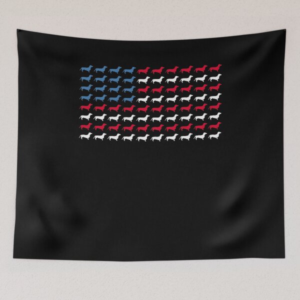 Item preview, Dachshund Patriotic American Flag Dachshund 4th of July designed and sold by Boutkimaewab.