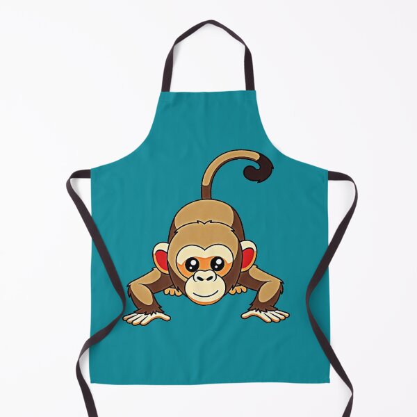 Item preview, Cute Crawling Monkey Sticker – Funny Playful Cartoon Animal Kids Friendly Design designed and sold by zohocreations.