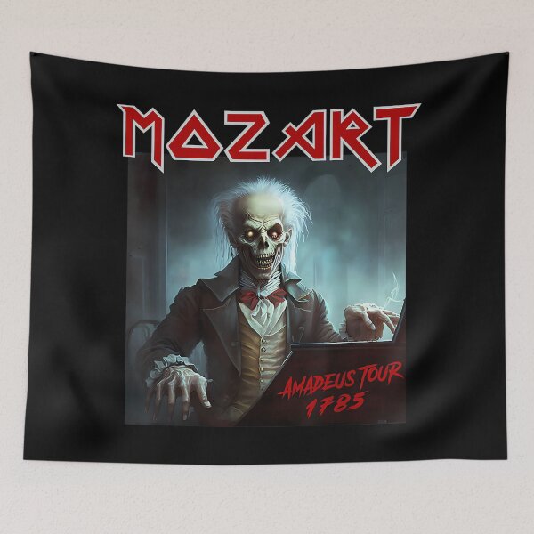 Item preview, Mozart Funny Heavy-Metal Shirts Vintage Sarcastic Music designed and sold by AnnUWatts.