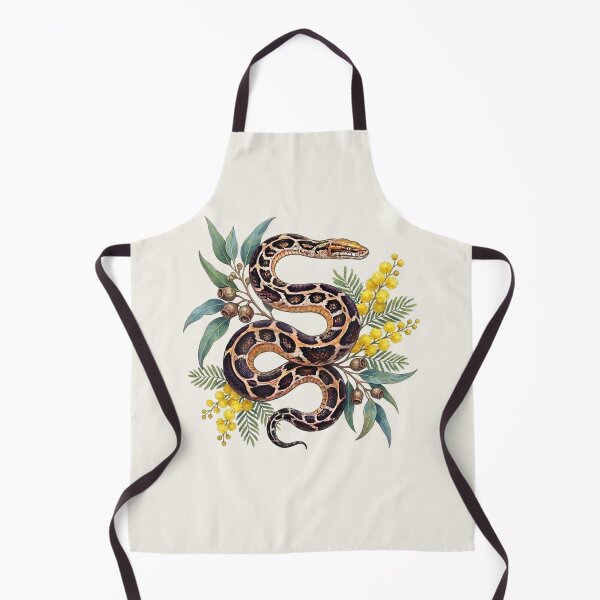 Item preview, Woma Python & Golden Wattle: A Vintage Australian Botanical Study designed and sold by Wennebabs.