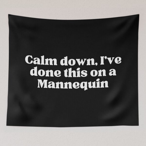 Item preview, Calm down, I've done this on a Mannequin | Sticker | Funny EMS Sticker, Medical Humor, Gift for emt, Gift for Paramedic, Gift for Nurse designed and sold by SWETA HALDER.