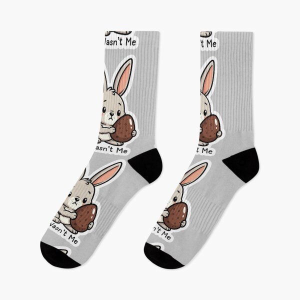 Item preview, It Wasn’t Me Funny Easter Bunny designed and sold by PixelVibe782.