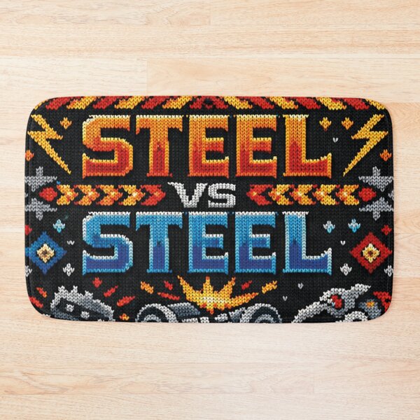 Item preview, Steel vs Steel Robot Combat Battle Knitting Pattern designed and sold by Mauswohn.