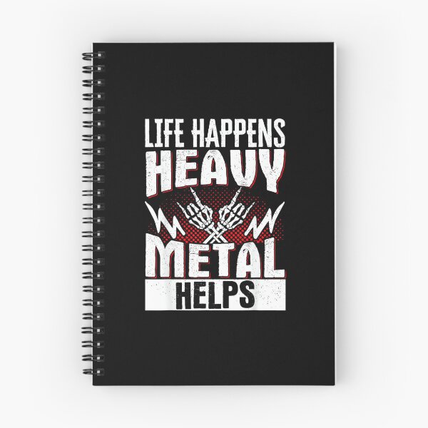 Item preview, Life Happens Heavy Metal Helps designed and sold by AnnUWatts.