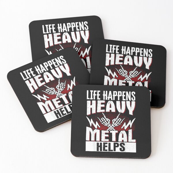 Item preview, Life Happens Heavy Metal Helps designed and sold by AnnUWatts.