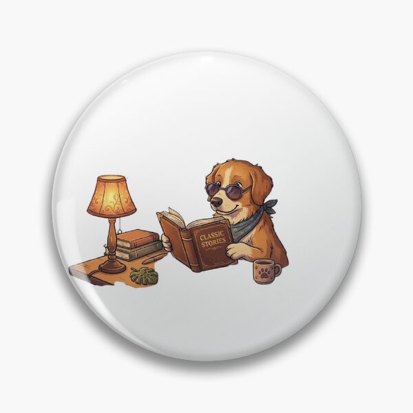 Item preview, Study Dog Sticker – Smart Pup designed and sold by SainiArt19.