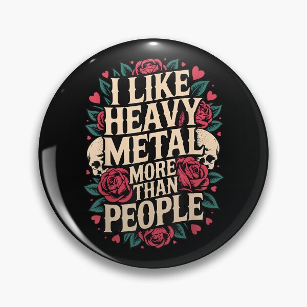 Item preview, I Like Heavy Metal More Than People designed and sold by AnnUWatts.