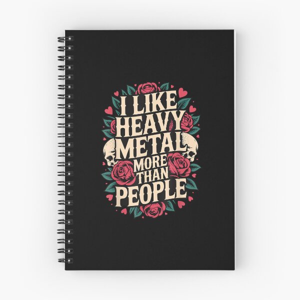 Item preview, I Like Heavy Metal More Than People designed and sold by AnnUWatts.
