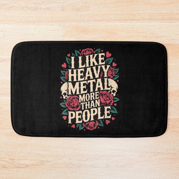 Item preview, I Like Heavy Metal More Than People designed and sold by AnnUWatts.