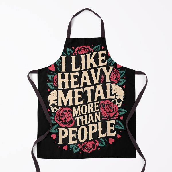 Item preview, I Like Heavy Metal More Than People designed and sold by AnnUWatts.