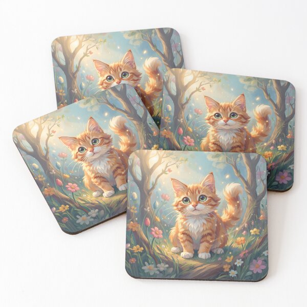 Item preview, Cute cat in a meadow designed and sold by Marcu Ioachim.