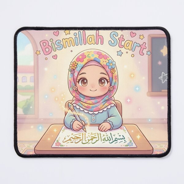 Item preview, Bismillah Beginnings – Cute Islamic Classroom Art designed and sold by Hustle DNA Studio.