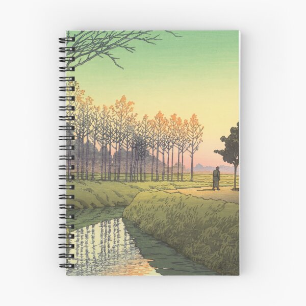 Item preview, Tamiya Village in Saitama Pref by Hasui Kawase: Japanese Landscape Print designed and sold by artofuniverse.