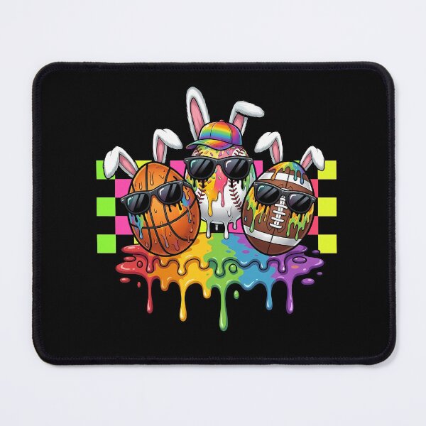Item preview, Bunny Easter Dripping Basketball Baseball Football designed and sold by KIROSALS.