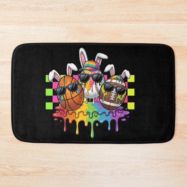 Item preview, Bunny Easter Dripping Basketball Baseball Football designed and sold by KIROSALS.