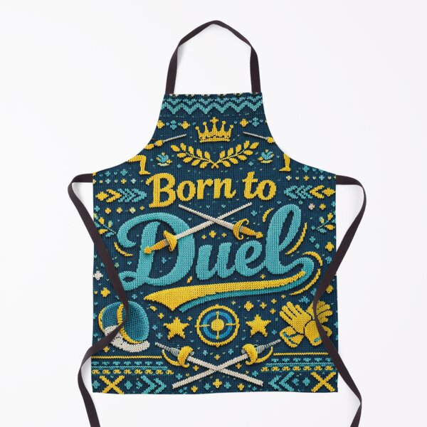 Item preview, Born to Duel Fencing Sport Lifestyle Knitting Patterns designed and sold by Mauswohn.