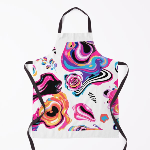 Item preview, A vibrant and colorful abstract floral design on a white background designed and sold by Creative88Art.