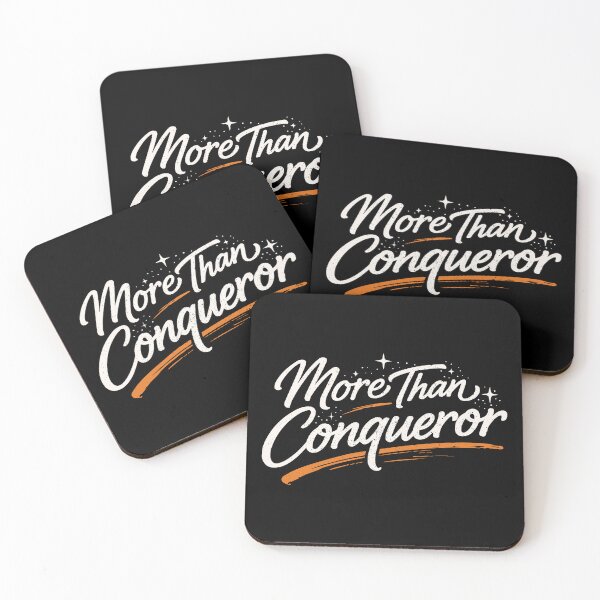 Item preview, More Than Conqueror – Christian Faith Victory designed and sold by Verse & Vibes.