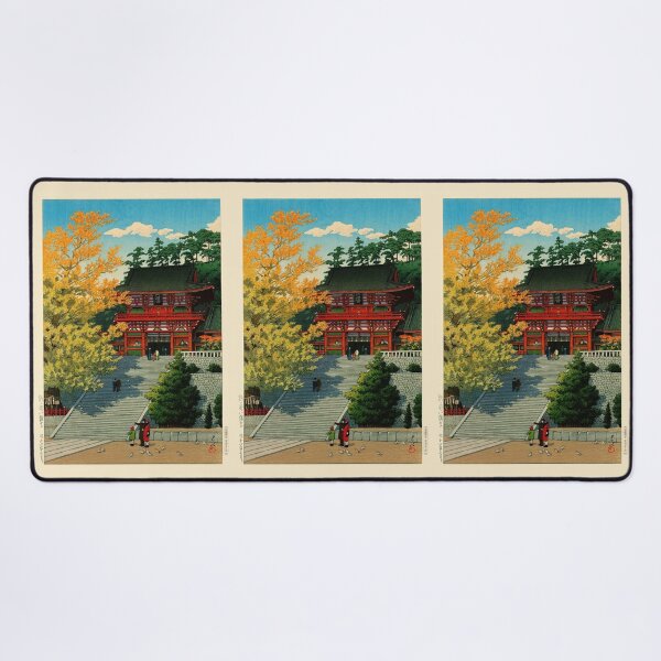 Item preview, Tsuruokahachimangu by Hasui Kawase | Japanese Shrine Poster | Japandi Cultural Heritage Wall Decor designed and sold by artofuniverse.