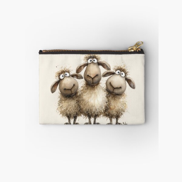 Item preview, Gorgeous Valais Sheep ' Smudge, Snowball & Fuzz ’ BY SHiRLeY MacARTHuR designed and sold by Shirley MacArthur Art.