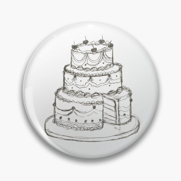 Item preview, Vintage Cake Sketch designed and sold by sydsketches333.