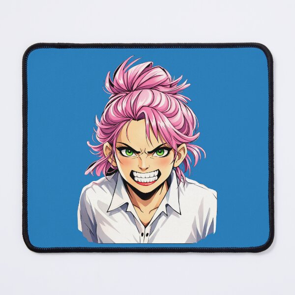 Item preview, Furious pink-haired girl – Manga anger expression illustration designed and sold by chromyral-creations.