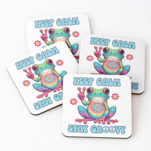 Item preview, Peace Frog, Groovy Vibes, Hippie Chick, Hippie Vibes designed and sold by desireedickens.