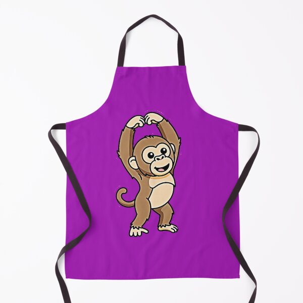 Item preview, Cute Hanging Monkey Cartoon Sticker | Funny Jungle Animal Kawaii Design designed and sold by zohocreations.