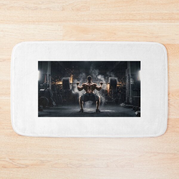 Item preview, Power Squat – Explosive Gym Strength Artwork designed and sold by Hustle DNA Studio.