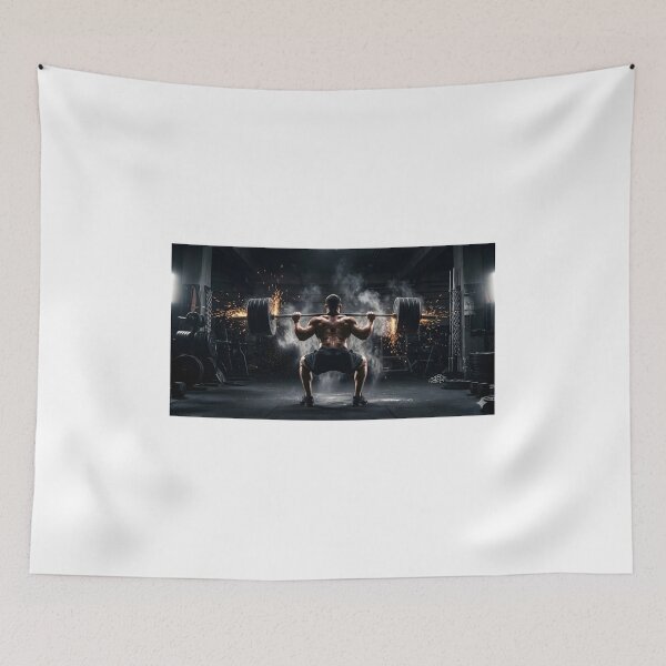 Item preview, Power Squat – Explosive Gym Strength Artwork designed and sold by Hustle DNA Studio.
