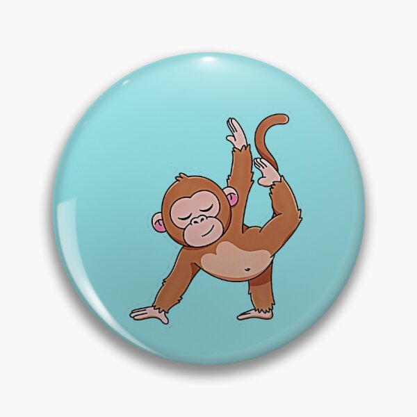 Item preview, Cute Sleepy Hanging Monkey Sticker | Kawaii Jungle Cartoon Animal Design designed and sold by zohocreations.