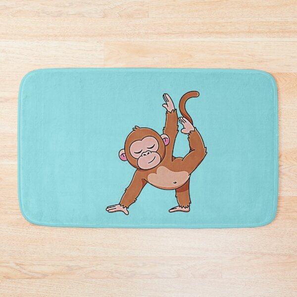 Item preview, Cute Sleepy Hanging Monkey Sticker | Kawaii Jungle Cartoon Animal Design designed and sold by zohocreations.