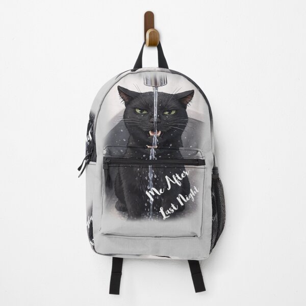 Item preview, Me After Last Night – Hungover Angry Cat Meme designed and sold by BlackCat Vibe.