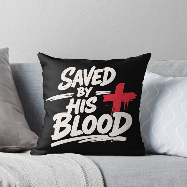 Item preview, Saved By His Blood – Christian Faith Redemptio designed and sold by Verse & Vibes.