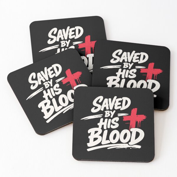 Item preview, Saved By His Blood – Christian Faith Redemptio designed and sold by Verse & Vibes.