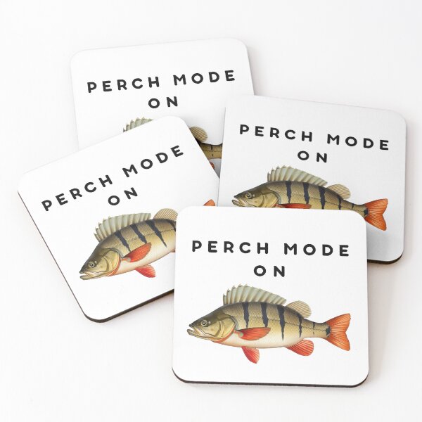 Item preview, Perch Mode ON Fishing Shirt – European Perch Angler Design, Realistic Fish Spinning Tee designed and sold by MammieLO Art.