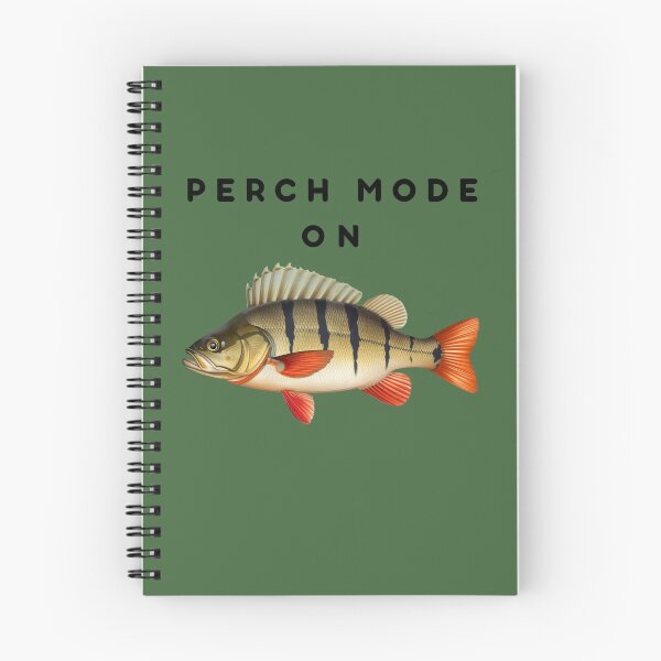 Item preview, Perch Mode ON Fishing Shirt – European Perch Angler Design, Realistic Fish Spinning Tee designed and sold by MammieLO Art.