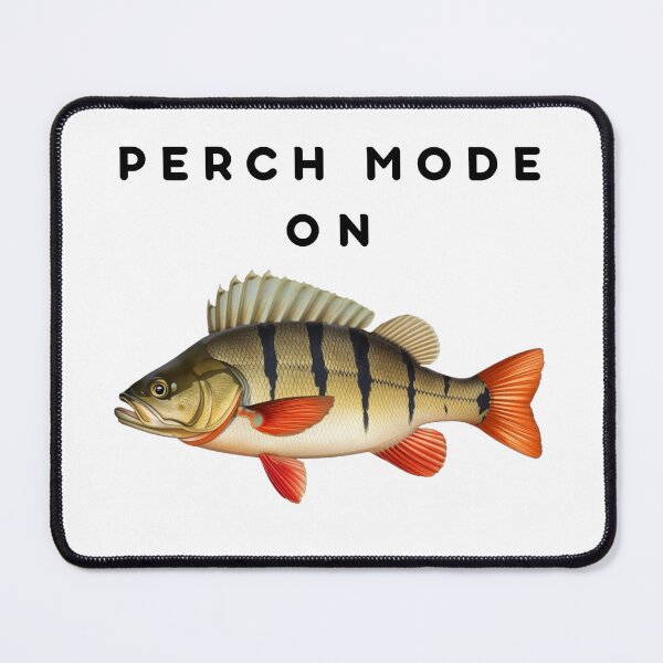 Item preview, Perch Mode ON Fishing Shirt – European Perch Angler Design, Realistic Fish Spinning Tee designed and sold by MammieLO Art.