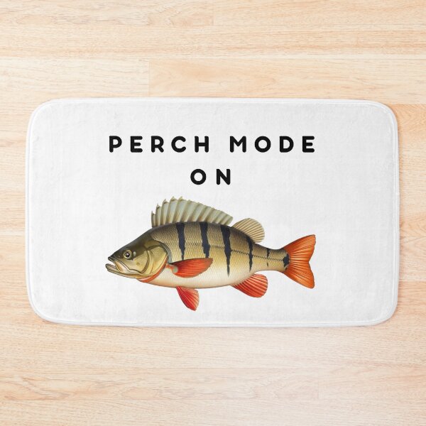 Item preview, Perch Mode ON Fishing Shirt – European Perch Angler Design, Realistic Fish Spinning Tee designed and sold by MammieLO Art.