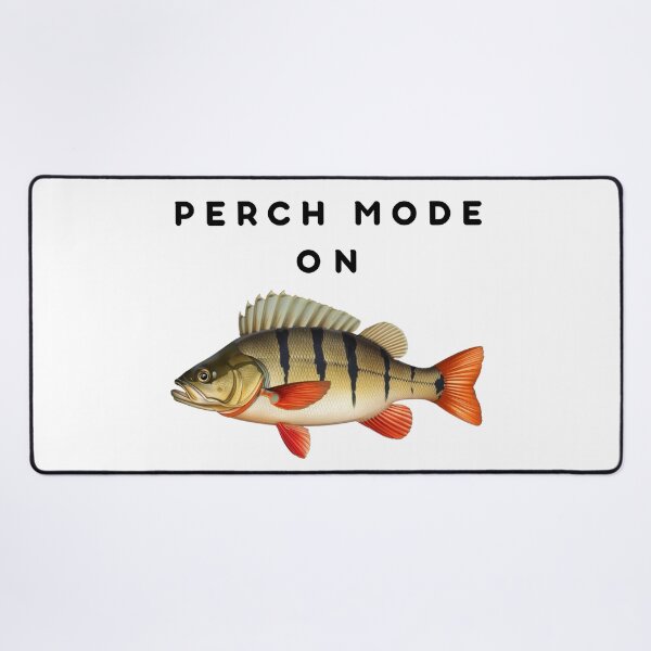Item preview, Perch Mode ON Fishing Shirt – European Perch Angler Design, Realistic Fish Spinning Tee designed and sold by MammieLO Art.