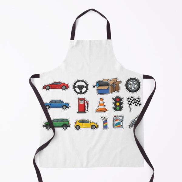 Item preview, Cars Icon Sticker Pack - Generic Automotive Designs designed and sold by KINGSMILESTORE.
