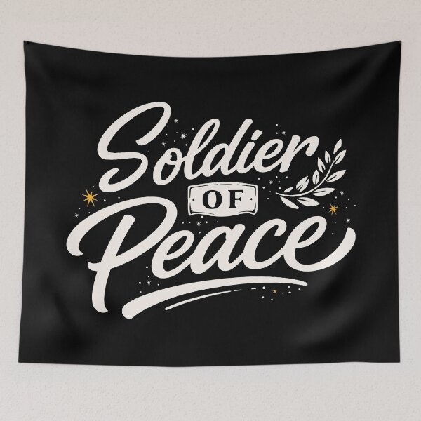 Item preview, Soldier of Peace – Christian Faith Strength designed and sold by Verse & Vibes.