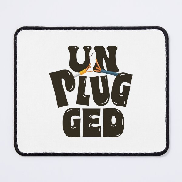 Item preview, Dark Coffee Retro Bold Quote – Unplugged Vintage Typography designed and sold by knag_sunpetal.