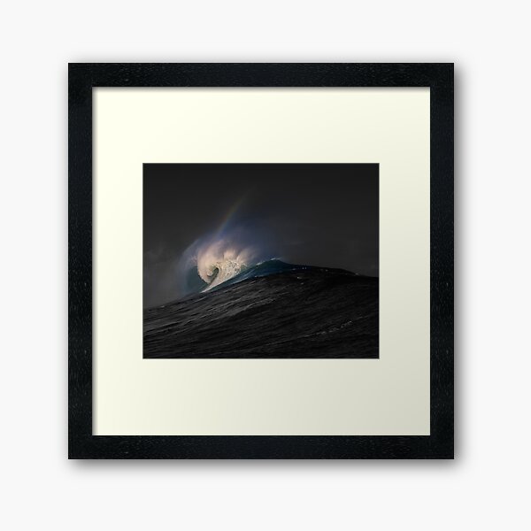 Waimea Wave Framed Art Print