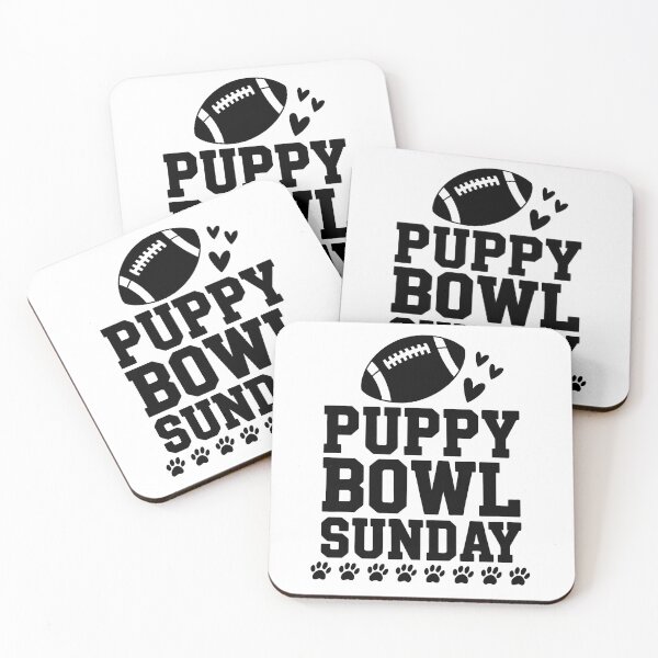 Item preview, Puppy Bowl Sunday Super Football Game Party Dogs Dog Lover designed and sold by HellD3vil-Art.