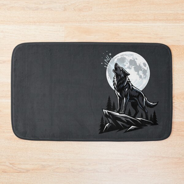 Item preview, Wolf Howling at the Full Moon designed and sold by SolaoLab.