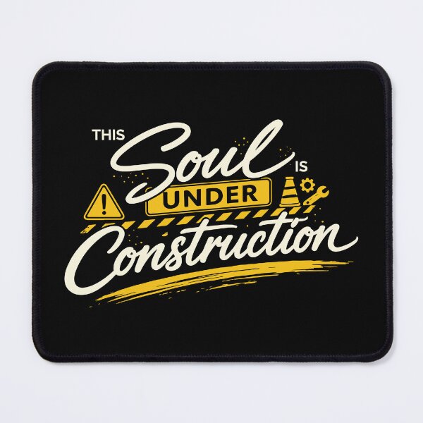 Item preview, This Soul Is Under Construction – Christian Faith Growth designed and sold by Verse & Vibes.