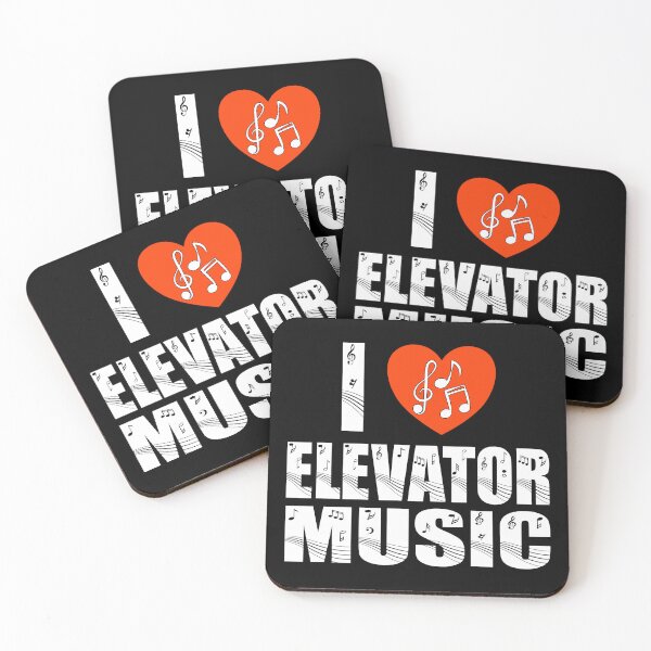 Item preview,  I Love Elevator Music Funny Music Humour Music Lover Joke Musician Humour easy listening lounge music  designed and sold by Jt41.