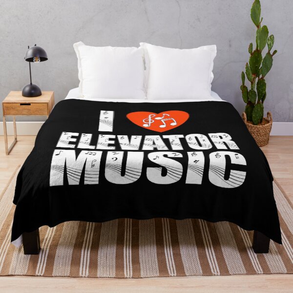 Item preview,  I Love Elevator Music Funny Music Humour Music Lover Joke Musician Humour easy listening lounge music  designed and sold by Jt41.